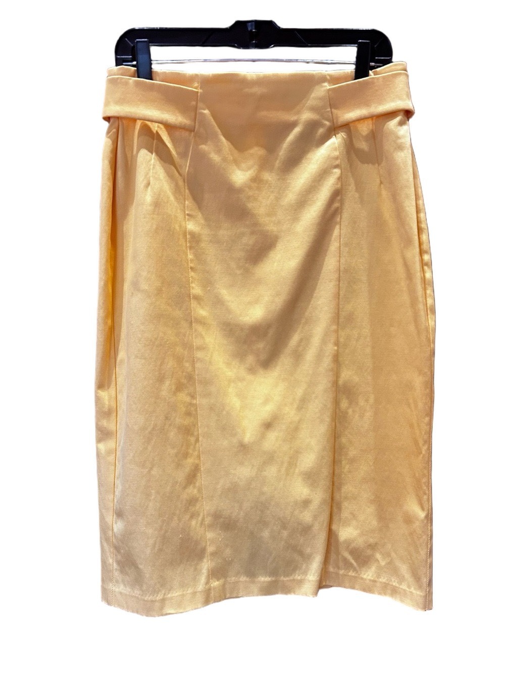7th Avenue Yellow Pencil Skirt, Size 10